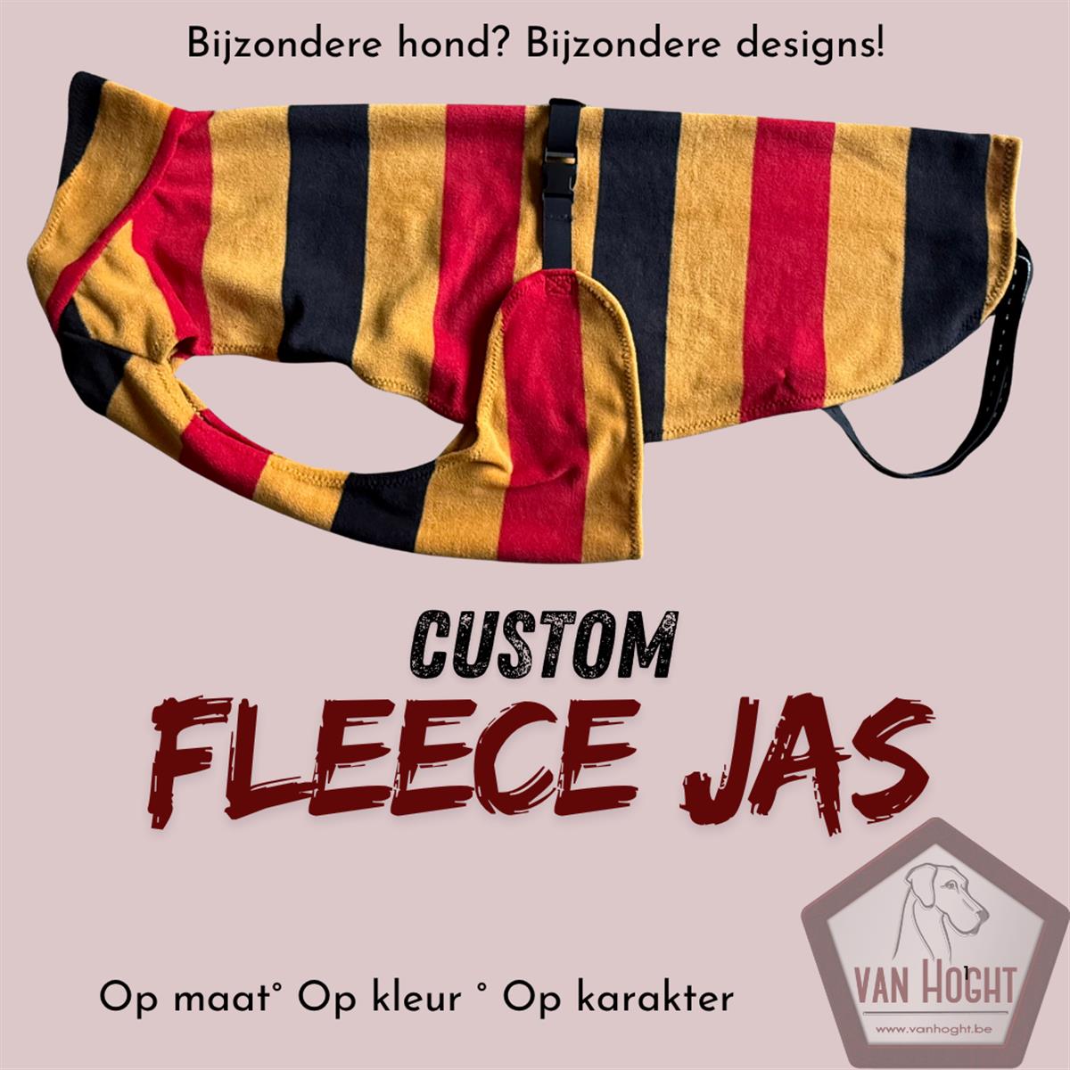Custom Fleece jas - Maat 90-België